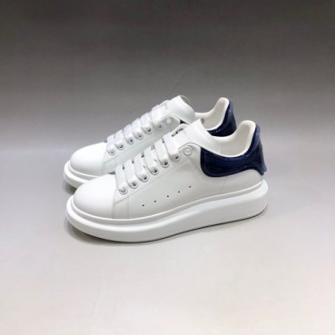 알렉산더맥퀸 남/녀 네이비탭 스니커즈 - Unisex  Navy Sneakers 