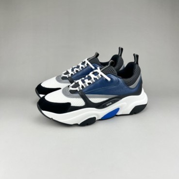 디올 남성 캐쥬얼 블루 스니커즈 - Mens Blue Sneakers 