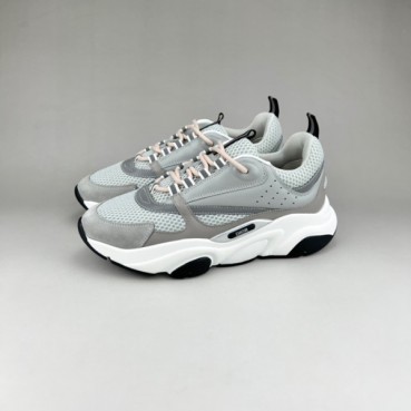 디올 남성 캐쥬얼 그레이 스니커즈 - Mens Gray Sneakers 