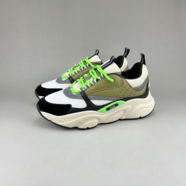 디올 남성 캐쥬얼 그린 스니커즈 - Mens Green Sneakers 