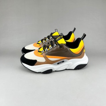 디올 남성 캐쥬얼 옐로우 스니커즈 - Mens Yellow Sneakers 