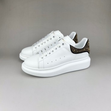 알렉산더맥퀸 남/녀 블랙탭 스니커즈 - Unisex Black Sneakers 