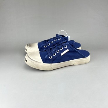 발렌시아가 남/녀 클래식 네이비 스니커즈 - Unisex Navy Sneakers 