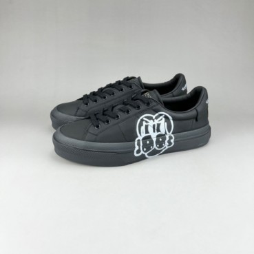 지방시 남/녀 클래식 블랙 스니커즈 - Unisex Black Sneakers 