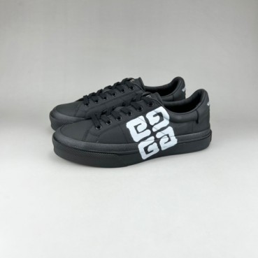 지방시 남/녀 클래식 블랙 스니커즈 - Unisex Black Sneakers 