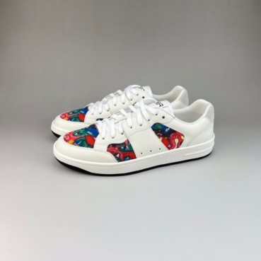 디올 남성 시그니처 화이트 스니커즈 - Mens White Sneakers 