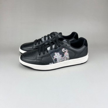 디올 남성 시그니처 블랙 스니커즈 - Mens Black Sneakers 
