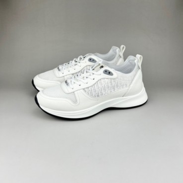 디올 남성 시그니처 화이트 스니커즈 - Mens White Sneakers 