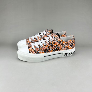버버리 남성 트렌디 오렌지 스니커즈 - Mens Orange Sneakers 