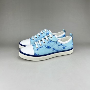 에르메스 남성 클래식 블루 스니커즈 - Mens Blue Sneakers 