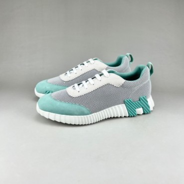 에르메스 남성 클래식 블루 스니커즈 - Mens Blue Sneakers 