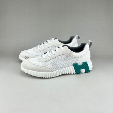 에르메스 남성 클래식 그레이 스니커즈 - Mens Gray Sneakers 