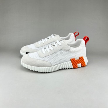 에르메스 남성 클래식 화이트 스니커즈 - Mens White Sneakers 