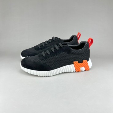에르메스 남성 클래식 블랙 스니커즈 - Mens Black Sneakers 