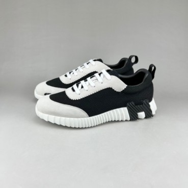 에르메스 남성 클래식 블랙 스니커즈 - Mens Black Sneakers 