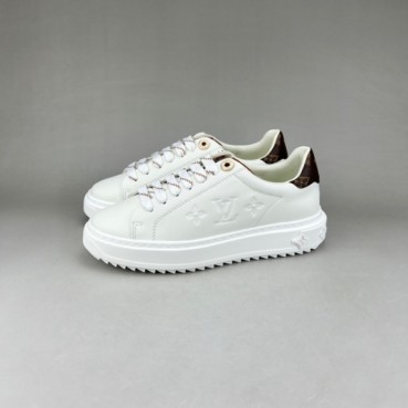 루이비통 남/녀 화이트 스니커즈 - Mens Unisex Sneakers 