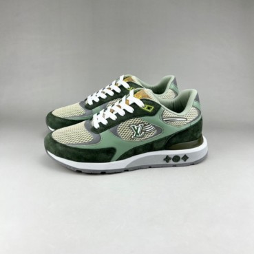 루이비통 남성 그린 스니커즈 - Mens Green Sneakers 