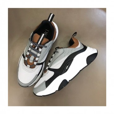 디올 남/녀 오블리크 그레이 스니커즈 - Unisex Gray Sneakers 