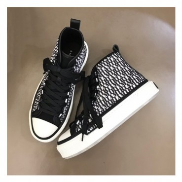 아미리 남성 블랙 하이탑 스니커즈 - Mens Black Sneakers 