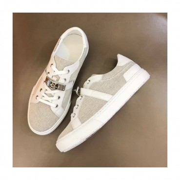 에르메스 남성 클래식 그레이 스니커즈 - Mens Gray Sneakers 