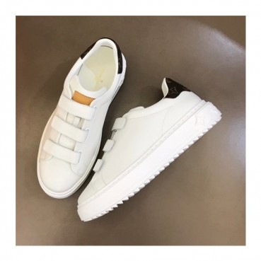 루이비통 남/녀 클래식 화이트 스니커즈 - Unisex White Sneakers 