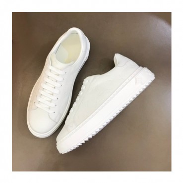 루이비통 남/녀 클래식 화이트 스니커즈 - Unisex White Sneakers 