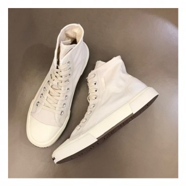 발렌시아가 남/녀 클래식 화이트 하이탑 스니커즈 - Unisex White Sneakers 