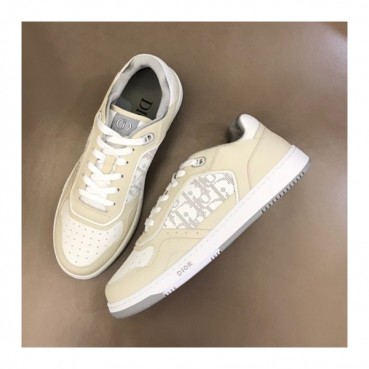 디올 남/녀 오블리크 Galaxy 베이지 스니커즈 - Unisex Beige Sneakers 