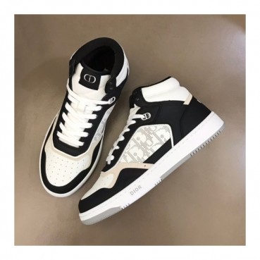 디올 남/녀 오블리크 블랙 로우탑 스니커즈 - Unisex Black Sneakers 