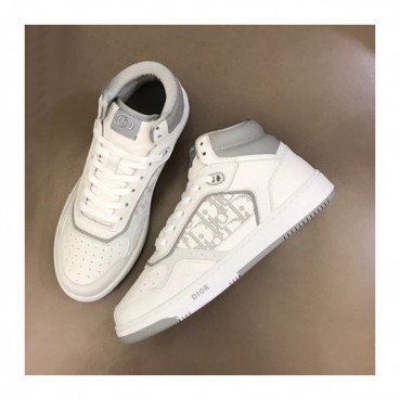 디올 남/녀 오블리크 그레이 로우탑 스니커즈 - Unisex Gray Sneakers 