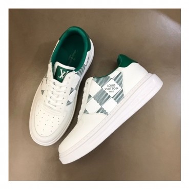 루이비통 남성 클래식 그린 스니커즈 - Mens Green Sneakers 