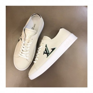 루이비통 남성 클래식 아이보리 스니커즈 - Mens Ivory Sneakers 