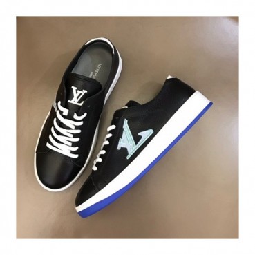 루이비통 남성 클래식 블랙 스니커즈 - Mens Black Sneakers 