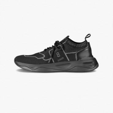 벨루티 남성 Shadou 블랙 스니커즈 - Mens Black Sneakers 