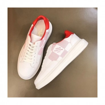 루이비통 남성 클래식 레드 스니커즈 - Mens Red Sneakers 