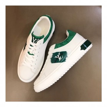 루이비통 남성 Time Out 그린 스니커즈 - Mens Green Sneakers 
