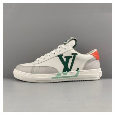 루이비통 남/녀 CHARLIE 그린 스니커즈 - Unisex Green Sneakers 