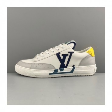 루이비통 남/녀 CHARLIE 네이비 스니커즈 - Unisex Navy Sneakers 