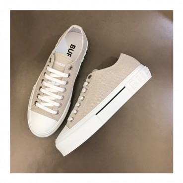 버버리 남성 빈티지 베이지 스니커즈 - Mens Beige Sneakers 