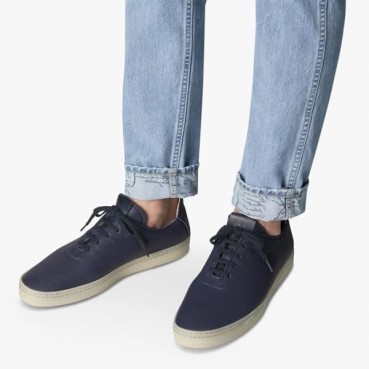벨루티 남성  클래식 블루 스니커즈 - Mens Blue Sneakers 