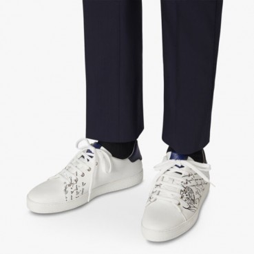 벨루티 남성  클래식 화이트 스니커즈 - Mens White Sneakers 