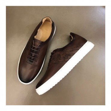 벨루티 남성  클래식 브라운 스니커즈 - Mens Brown Sneakers 