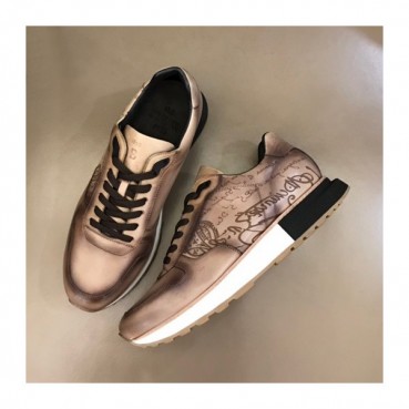 벨루티 남성  클래식 브라운 스니커즈 - Mens Brown Sneakers 
