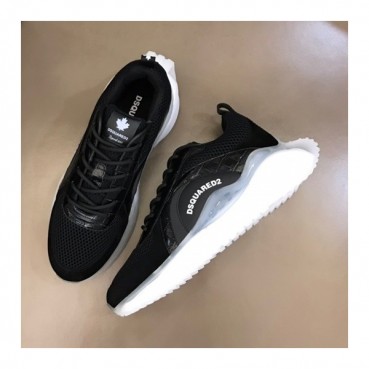 디스퀘어드 남성 트렌디 블랙 스니커즈 - Mens Black Sneakers 