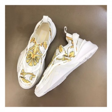 펜디 남성 Flow 화이트 스니커즈 - Mens White Sneakers 
