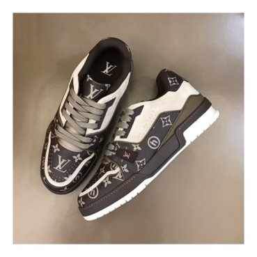 루이비통 남성 Trainer 브라운 스니커즈 - Mens Brown Sneakers 
