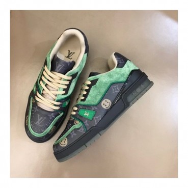 루이비통 남성 Trainer 그린 스니커즈 - Mens Green Sneakers 