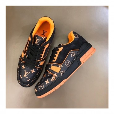 루이비통 남성 Trainer 오렌지 스니커즈 - Mens Orange Sneakers 