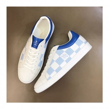 루이비통 남성 클래식 블루 스니커즈 - Mens Blue Sneakers 