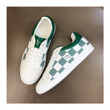 루이비통 남성 클래식 그린 스니커즈 - Mens Green Sneakers 